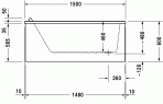 Starck vanna 150x70 cm 2