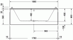 Starck vanna 180x80 cm 2