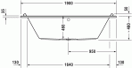 Starck vanna 190x90 cm 4