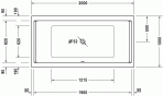 Starck vanna 200x100 cm 4