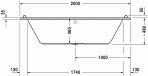 Starck vanna 200x100 cm 3