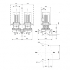 Sūknis TPD 100-250/4 DN 100, 11 kW 2