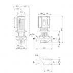 Sūknis TPE 100-330/4,400 V, 15 kW, AFA-GQQE 2