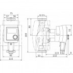 Sūknis Wilo Stratos PICO-Z 25/1-6 (180mm) DN25 3-45W 230V 50Hz PN10 4