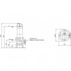 Sūknis Wilo-RexaFIT V05DA-124/EAD1-2-T0011-540-O DN50 1.5kW 380V 50Hz 4