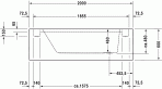 Sundeck vanna 200x100 cm 2