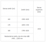 SVAJA PLUS Dušas siena nišai 160 7