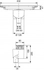 TECEdrainprofile noteka “vertical”, DN 50* 5