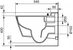 TECEone WC-keramika, balts 3