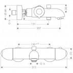 Termostats vannai Ecomax 2