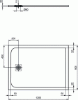 Ultra Flat S dušas paliktnis 120x90 cm 2