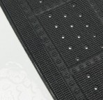 Unilux pretslīdošais paklājs, 35x90 cm, PVC, antracīta 2