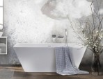PAA Свободно стоящая ванна QUADRO 1590 x 700 mm, каменная масса 10