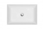 VANNAS ISTABAS IZLIETNE SEVERE 600x400x120 mm, Ceramic white 