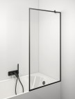 Стенка для ванны NorisCor Black 1 100x150 cm