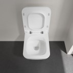 Venticello piekaramais WC pods ar SC Slim vāku ar C+, balts 7