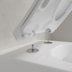 Venticello piekaramais WC pods ar SC Slim vāku ar C+, balts 5