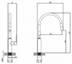 Vento CUCINA Virtuves jaucējkrāns ar ''Flexy''  2