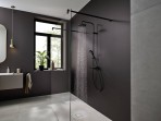 Vernis Blend 200 1jet  Showerpipe dušas sistēma, matēta melna 6