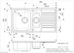 Virtuves izlietne Centurio L1.5 2