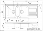 Virtuves izlietne Centurio (R)30 Inset 3