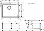 Virtuves izlietne S711-F450 2