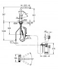 Virtuves izlietnes maisītājs ar filtru Grohe Blue Pure Minta, Hroms 2