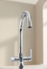 Virtuves izlietnes maisītājs ar filtru Grohe Blue Pure BauCurve, Hroms 4