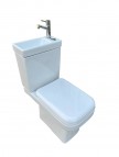 WC komplekts 3in1 Econom (WC pods ar horizonālo izvadu, 3/6l, ar PP)