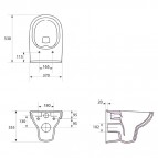 Pods City New Clean piekaramais ar Slim SC vāku, Balts 4