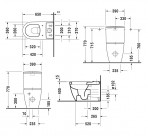 WC pods Duravit Me by Starck ar Soft Close vāku 2