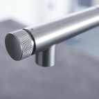 Zedra SmartControl izlietnes maisītājs, izvelkamu duša, supersteel 9